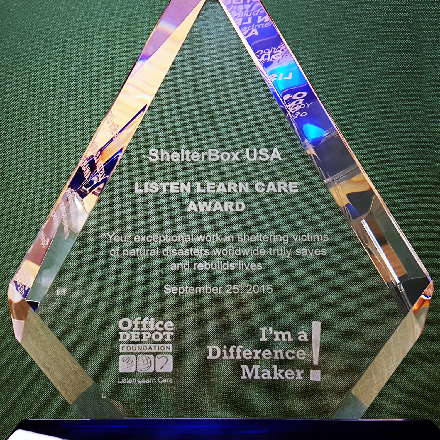 Office Depot Foundation honors disaster relief charity for ‘serving the community of mankind’